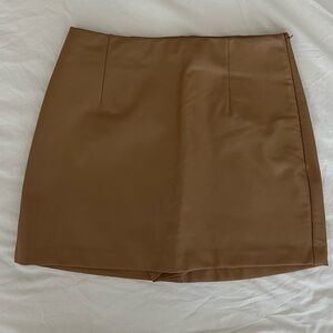 Abercrombie Vegan Leather mini skirt / skort